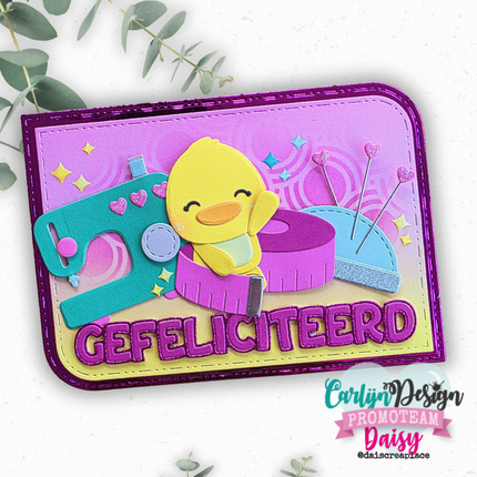 Interactive Peekaboo Swing Snijmallen CDSN-0356