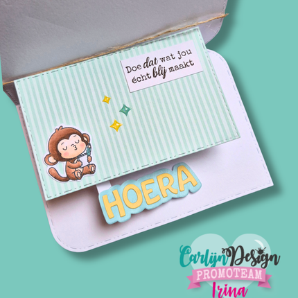 Interactive Peekaboo Swing Snijmallen CDSN-0356