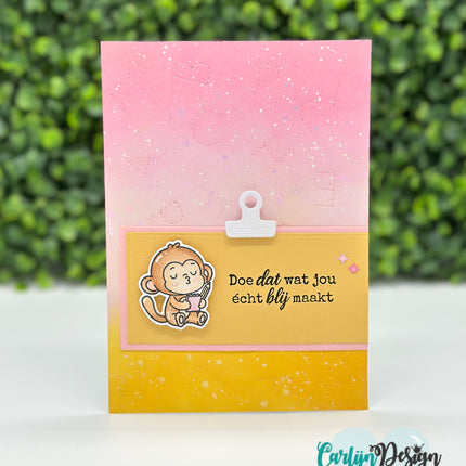 Creatieve aapjes bijpassende snijmallen CDSN-0358