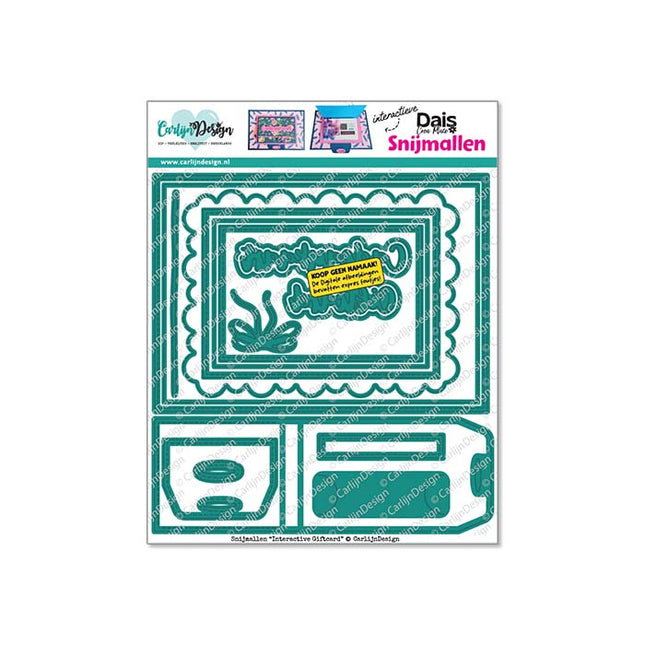 Interactive Giftcard snijmallen CDSN-0361