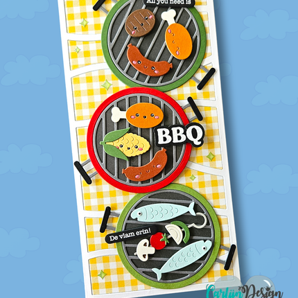 Grill Grapjes snijmallen CDSN-0387