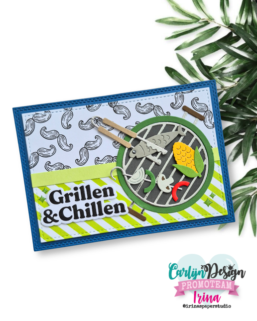 Grill Grapjes snijmallen CDSN-0387