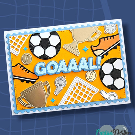 Voetbal iconen snijmallen CDSN-0388