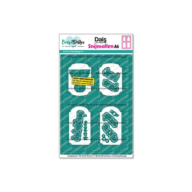 A6 Card Basics 1 snijmallen CDSN-0398