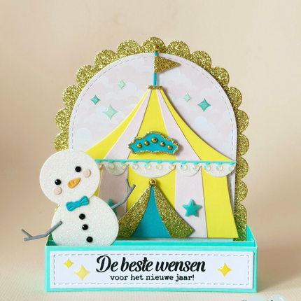 Scalloped 3D box snijmallen CDJD-0092