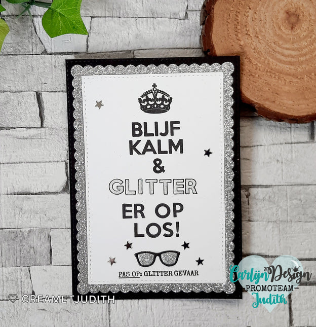 Alfabet Blijf kalm stempels CDST-0064