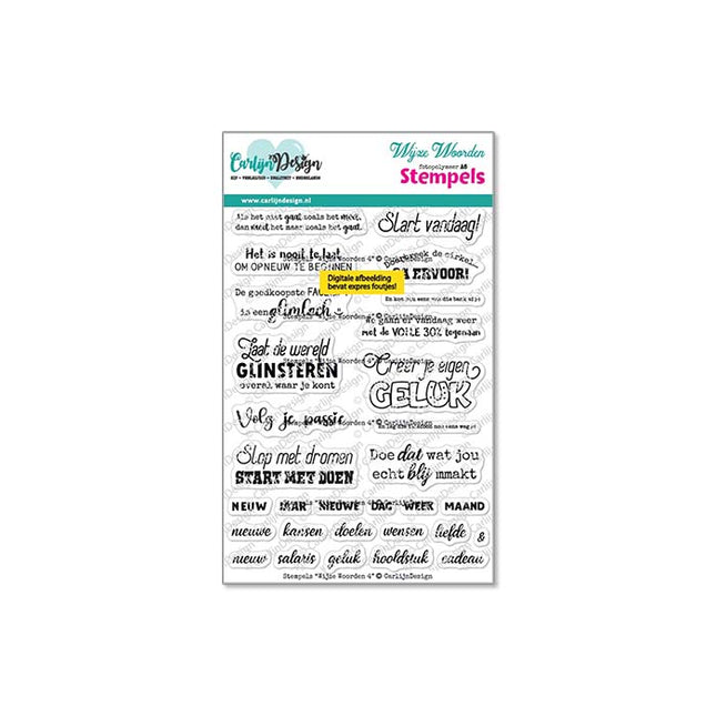 Wijze woorden 4 Stempels CDST-0168