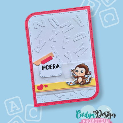 Creatieve aapjes bijpassende snijmallen CDSN-0358