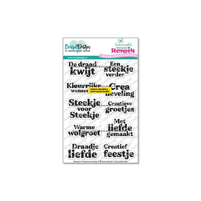 Creatieve teksten Stempels CDST-0167