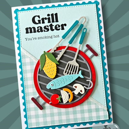 Grill Grapjes stempels CDST-0178