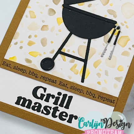 Grill Grapjes stempels CDST-0178