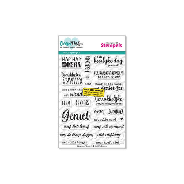 Geniet stempels CDST-0182