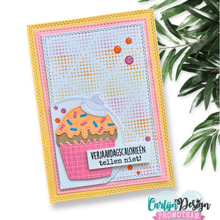 Halftone patterns stempels CDST-0185