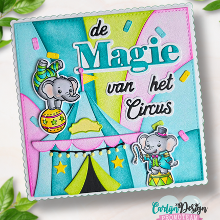 Bundel Stempels & Snijmallen Circus Olifanten CDBD-0001