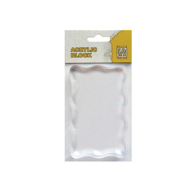 Acrylic block stempelblok 8x5 cm