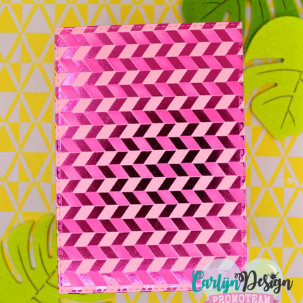 CarlijnDesign A6 Chevron hot foil CDHF-0085