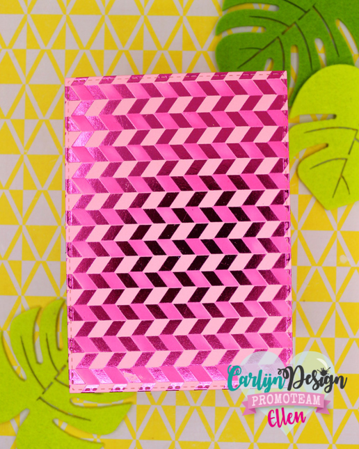CarlijnDesign A6 Chevron hot foil CDHF-0085