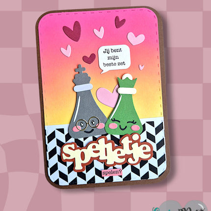 CarlijnDesign A6 Chevron Stencils CDSC-0048