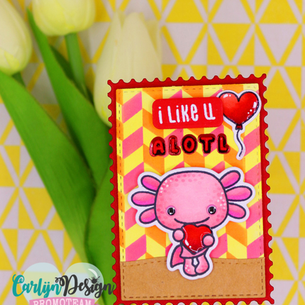 CarlijnDesign A6 Chevron Stencils CDSC-0048