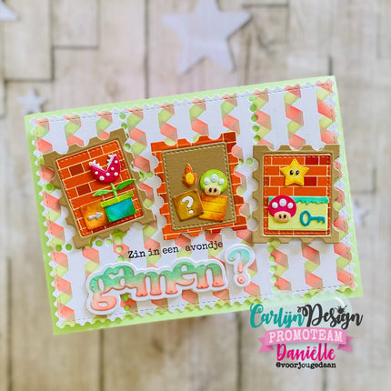 CarlijnDesign A6 Chevron Stencils CDSC-0048