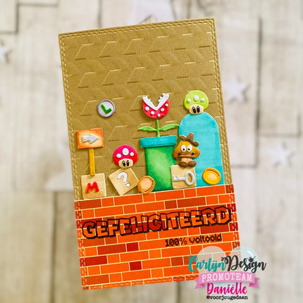 CarlijnDesign A6 Chevron Stencils CDSC-0048