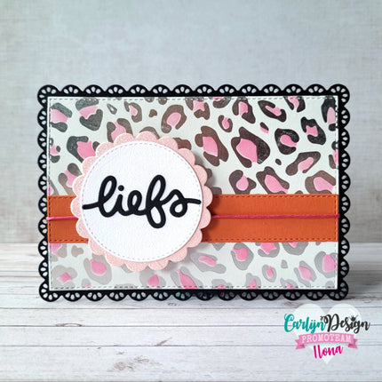 CarlijnDesign A6 Panter hot foil CDHF-0024