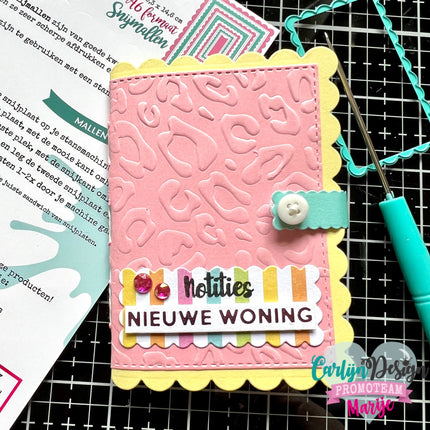 CarlijnDesign A6 Rechthoeken 2 snijmallen CDSN-0213
