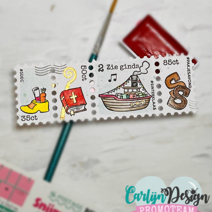 CarlijnDesign A6 Rechthoeken Postage DIY Snijmallen CDSN-0334