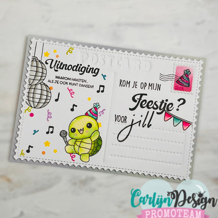 CarlijnDesign A6 Rechthoeken Postage DIY Snijmallen CDSN-0334