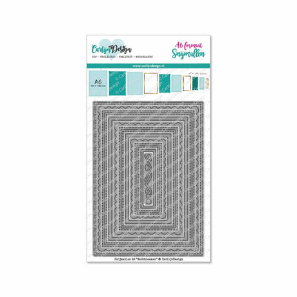 CarlijnDesign A6 Rechthoeken snijmallen CDSN-0103