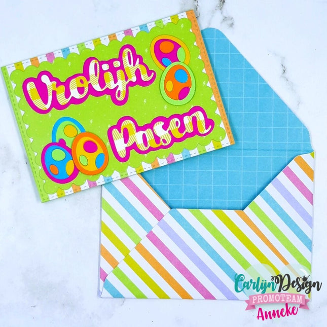 CarlijnDesign A7 kaart + envelop snijmallen CDSN-0208