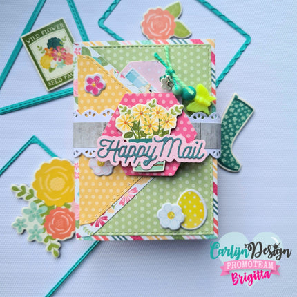CarlijnDesign A7 kaart + envelop snijmallen CDSN-0208