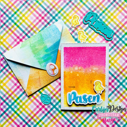 CarlijnDesign A7 kaart + envelop snijmallen CDSN-0208