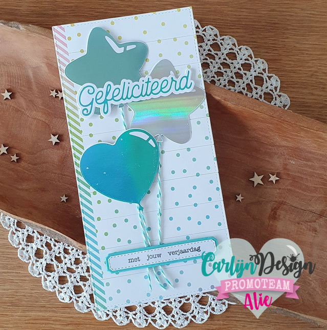 CarlijnDesign Ballonnen 2 hot foil mal CDHF-0015