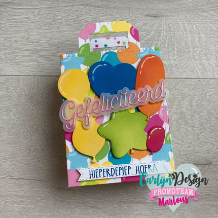CarlijnDesign Ballonnen 2 snijmallen CDSN-0125