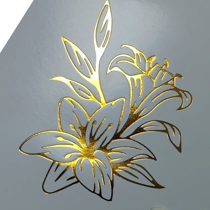 CarlijnDesign Bloemen Lelie hot foil CDHF-0031
