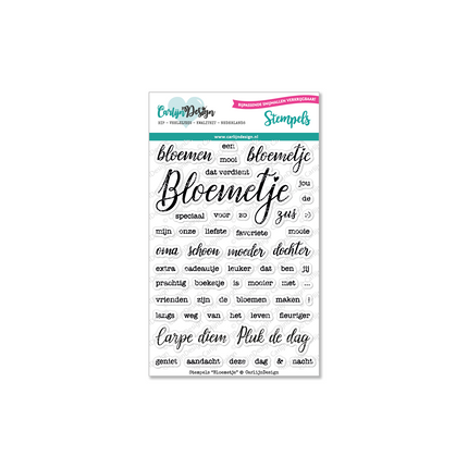 CarlijnDesign Bloemetje stempels CDST-0063