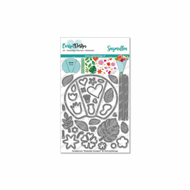 CarlijnDesign Boeketje bloemen snijmallen CDSN-0105