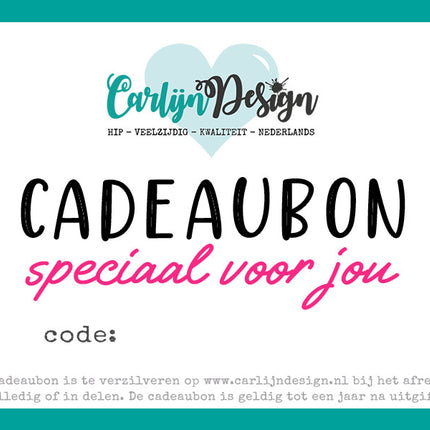 CarlijnDesign Cadeaubon CarlijnDesign