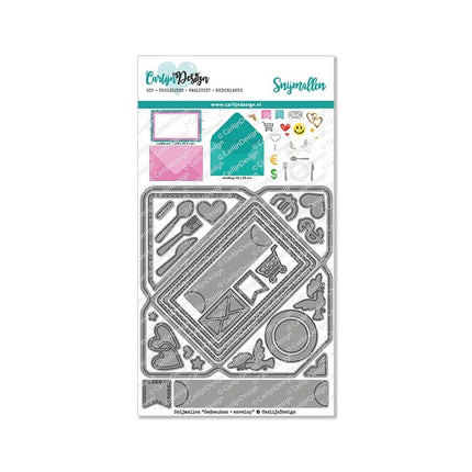CarlijnDesign Cadeaubon + envelop snijmallen CDSN-0142