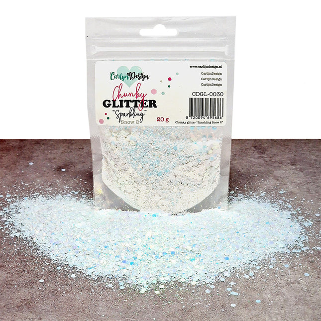 CarlijnDesign CDGL-0030 Chunky glitter Sparkling Snow 2