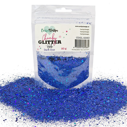 CarlijnDesign CDGL-0050 Chunky glitter Holo Dark Blue