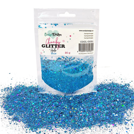 CarlijnDesign CDGL-0051 Chunky glitter Holo Blue