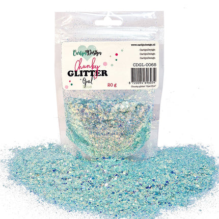 CarlijnDesign CDGL-0065 Chunky glitter Opal Blue