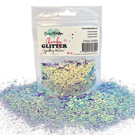 CarlijnDesign CDGL-0082 Chunky glitter Sparkling Macaron Purple