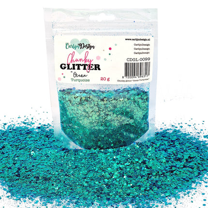 CarlijnDesign Chunky glitter COMBO PACK 15 Ocean 6x