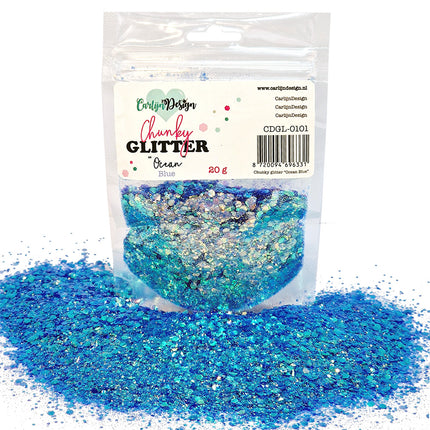 CarlijnDesign Chunky glitter COMBO PACK 15 Ocean 6x