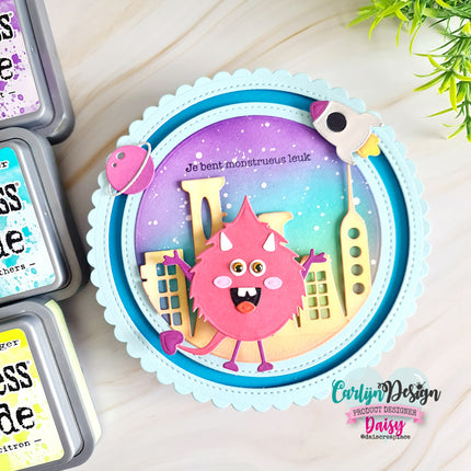 CarlijnDesign Enamel dots Eyes 1 CDED-0012
