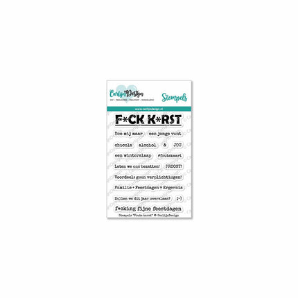 CarlijnDesign Foute kerst stempels CDST-0039