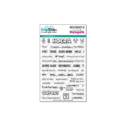 CarlijnDesign Gamers 2 Stempels CDST-0164